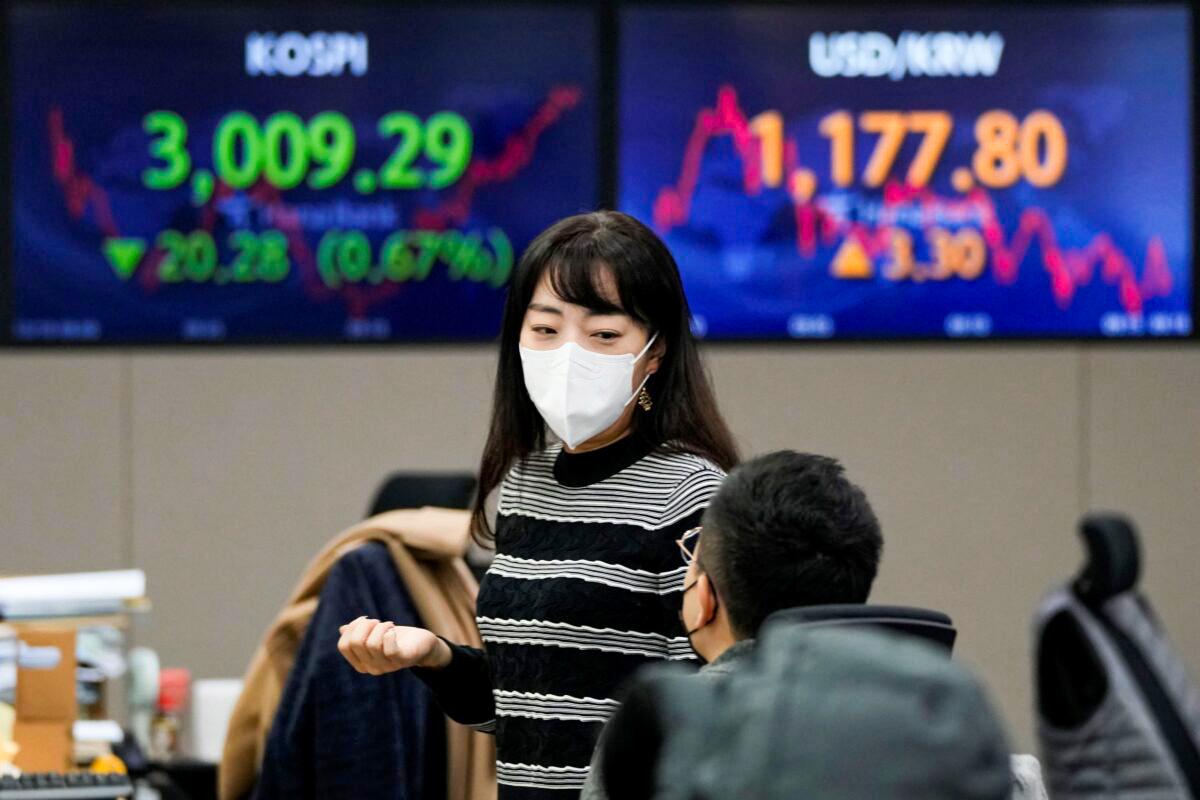 Global Stocks Follow Wall Street Lower Before US Inflation Data