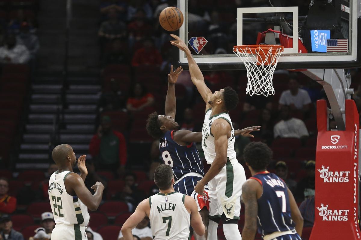 NBA Roundup: Giannis Puts on Show as Bucks End Rockets’ Streak