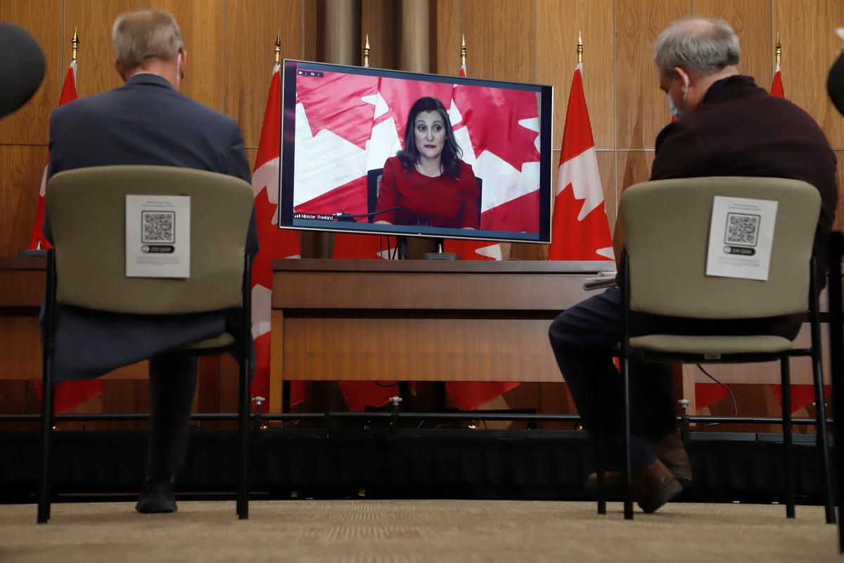 Highlights From Finance Minister Chrystia Freeland’s Fall Economic Statement