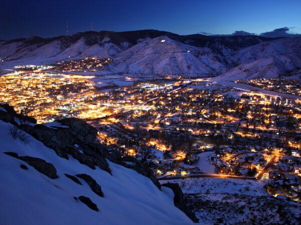 Golden by night. (Courtesy of Visit Golden)