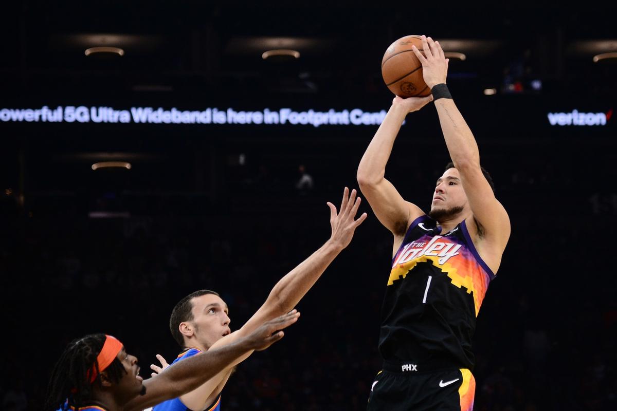 Devin Booker Scores 30 to Lead Suns Past Thunder