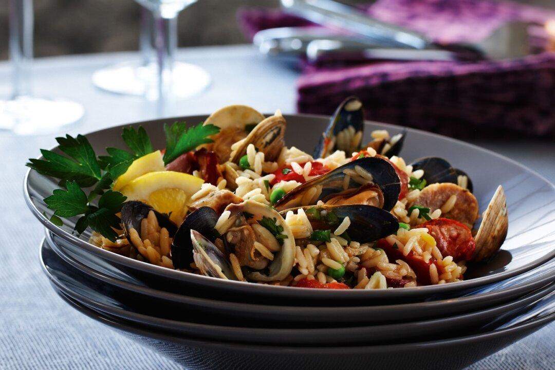 Paella Is Perfect for a Family Dinner on a Cold Day