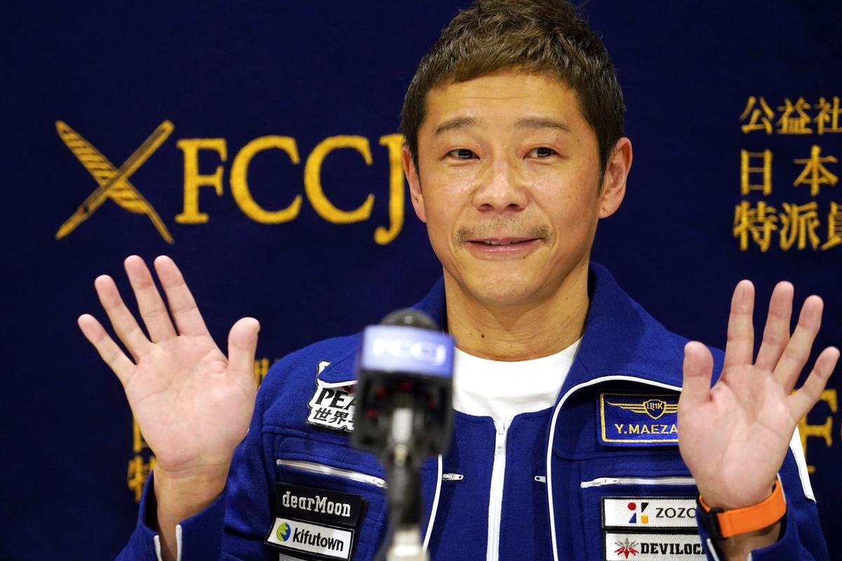 Japanese Billionaire Maezawa Returns From Space With Business Dreams
