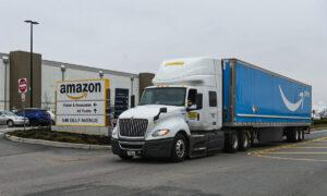 Freight Carrier Shares Fall as Amazon Escalates Logistics Push