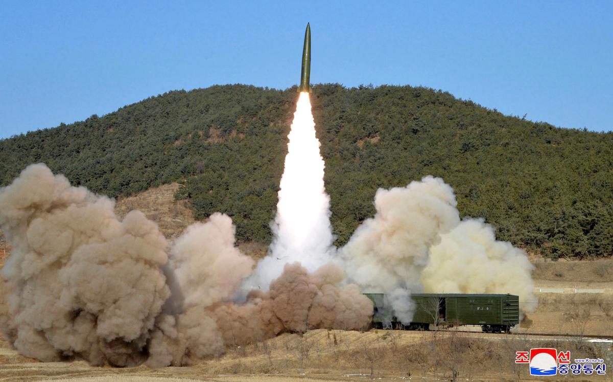 North Korea State Media Says Country Fired 2 Missiles From a Train