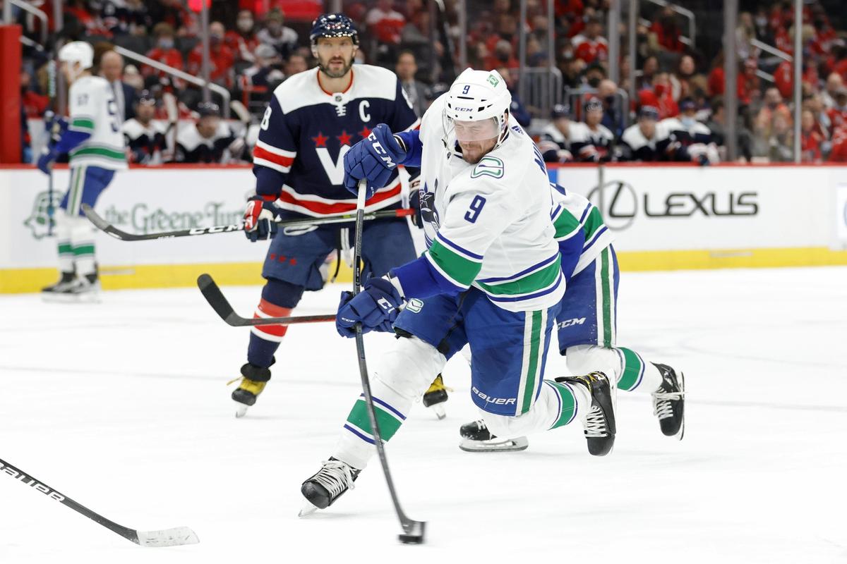 Canucks Down Capitals to End 3-Game Skid