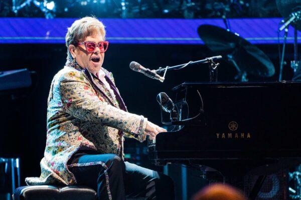 Elton John performs during the Farewell Yellow Brick Road Tour at Smoothie King Center in New Orleans, La., on Jan. 19, 2022. (Erika Goldring/Getty Images)