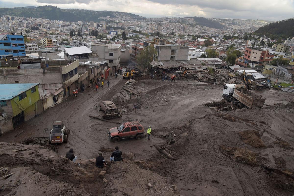 Number of Missing in Ecuador Landslide Falls to Six, Death Toll 24