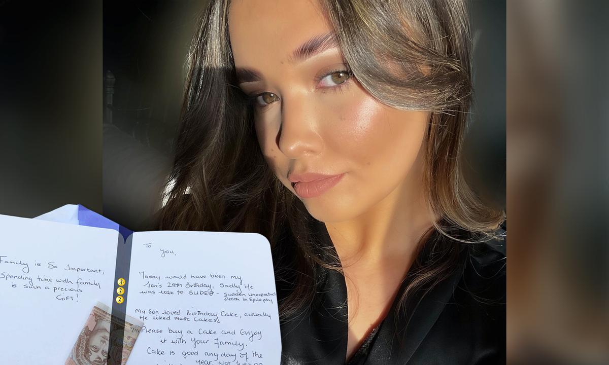Woman is ‘Emotional’ After Receiving a Handwritten Card and $13 From a Stranger on the Street