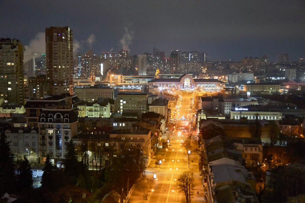 Explosions Reported in Kyiv, Ukraine Officials Say Russian Aircraft Downed