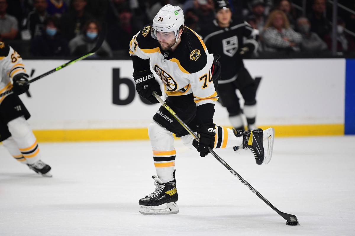 NHL Roundup: Jake DeBrusk Posts Natural Hat Trick in Bruins’ Win