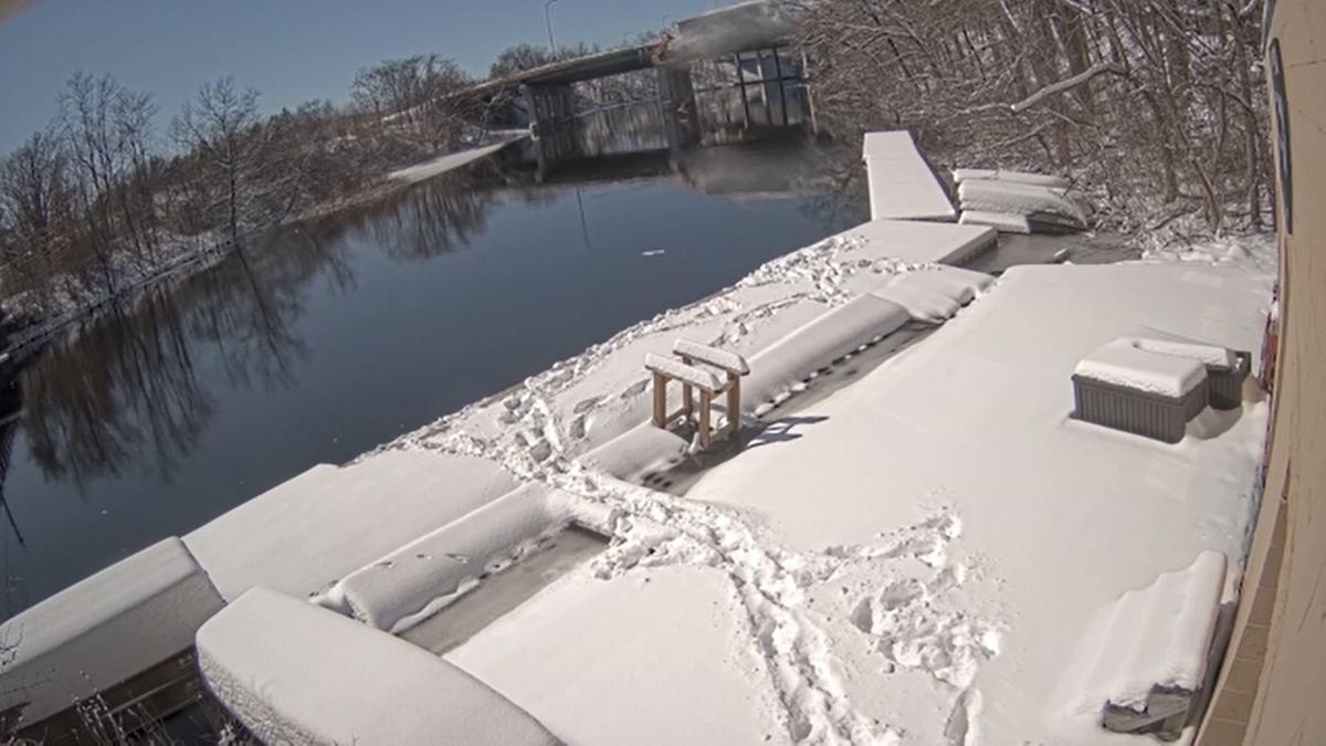 Truck Carrying Mail Plunges Into Massachusetts River