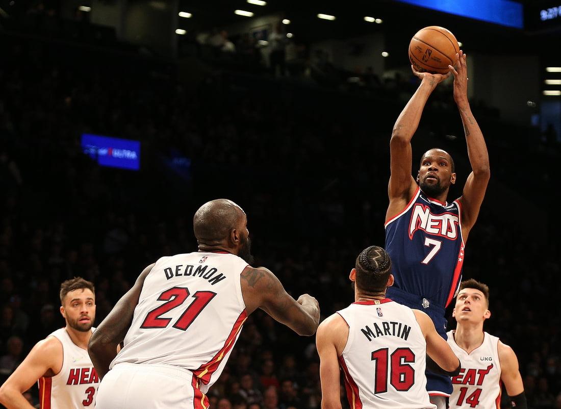 NBA Roundup: Heat Ruin Kevin Durant’s Return to Nets