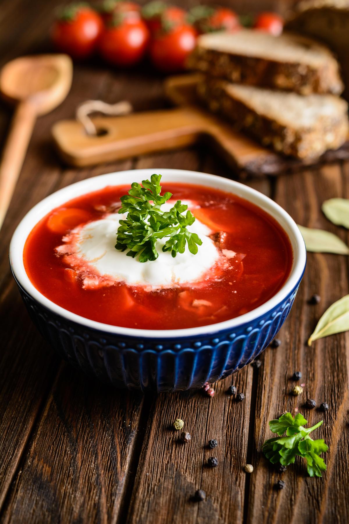 Ukrainian Borscht Is Comfort in a Bowl