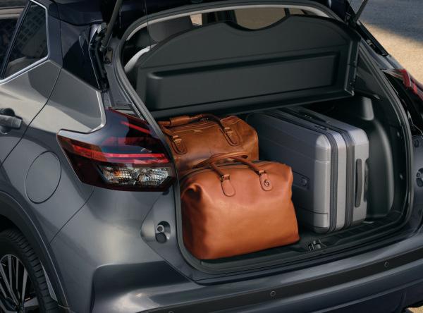 Good amount of cargo space behind the rear seats. (Courtesy of Nissan)