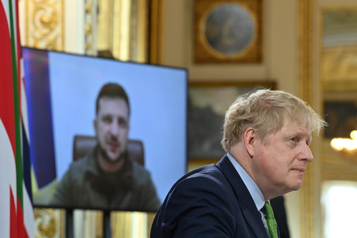 West ‘Must Do More’ to Help Ukraine Resist Russian Aggression: UK’s Johnson