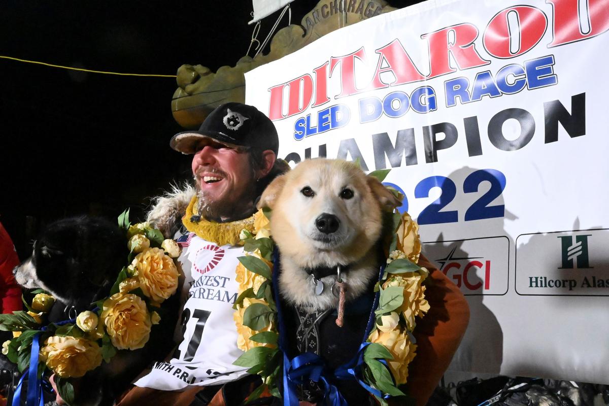 Brent Sass Wins His 1st Iditarod Sled Dog Race Across Alaska