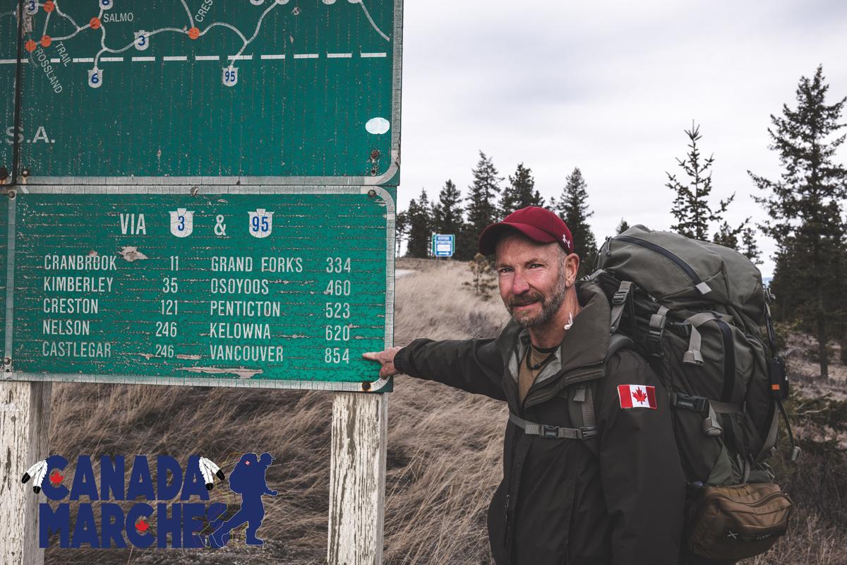Canadian Forces Vet Completes First 1,000 Km of Trek to Ottawa in Protest of COVID Mandates