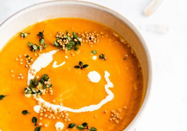 Delicious carrot soup. (Jennifer McGruther)