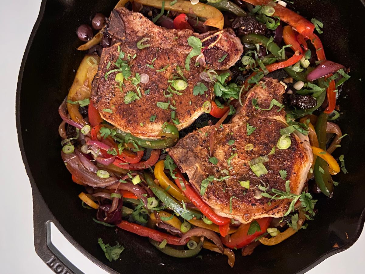 A Cast-Iron Skillet Is Perfect for Pork Chops