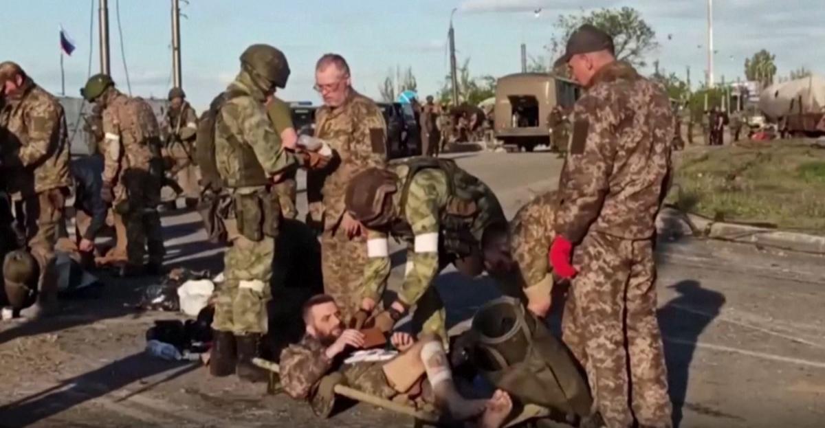 Ukraine’s Azov Battalion Surrenders to Russia, Evacuates Azovstal Steel Plant in Mariupol