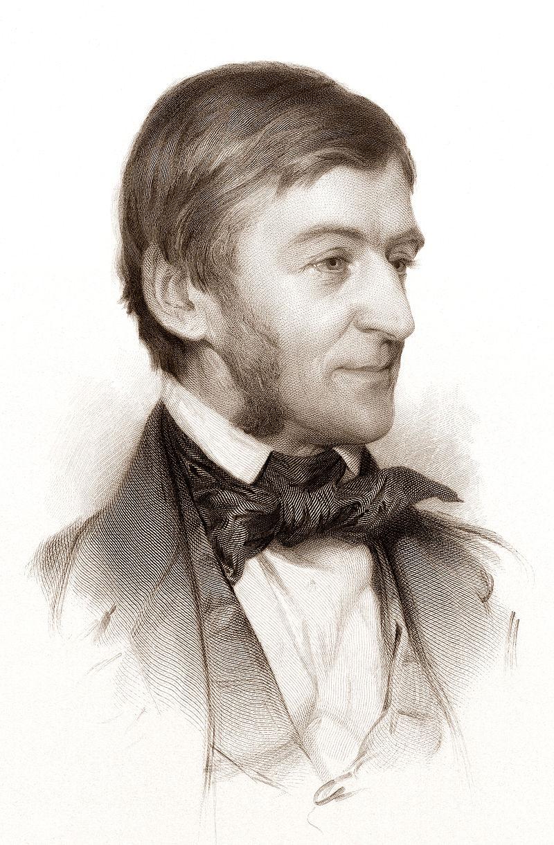 Engraving of Ralph Waldo Emerson, 1878, by Stephen Alonzo, Schoff. Library of Congress. (Public Domain)