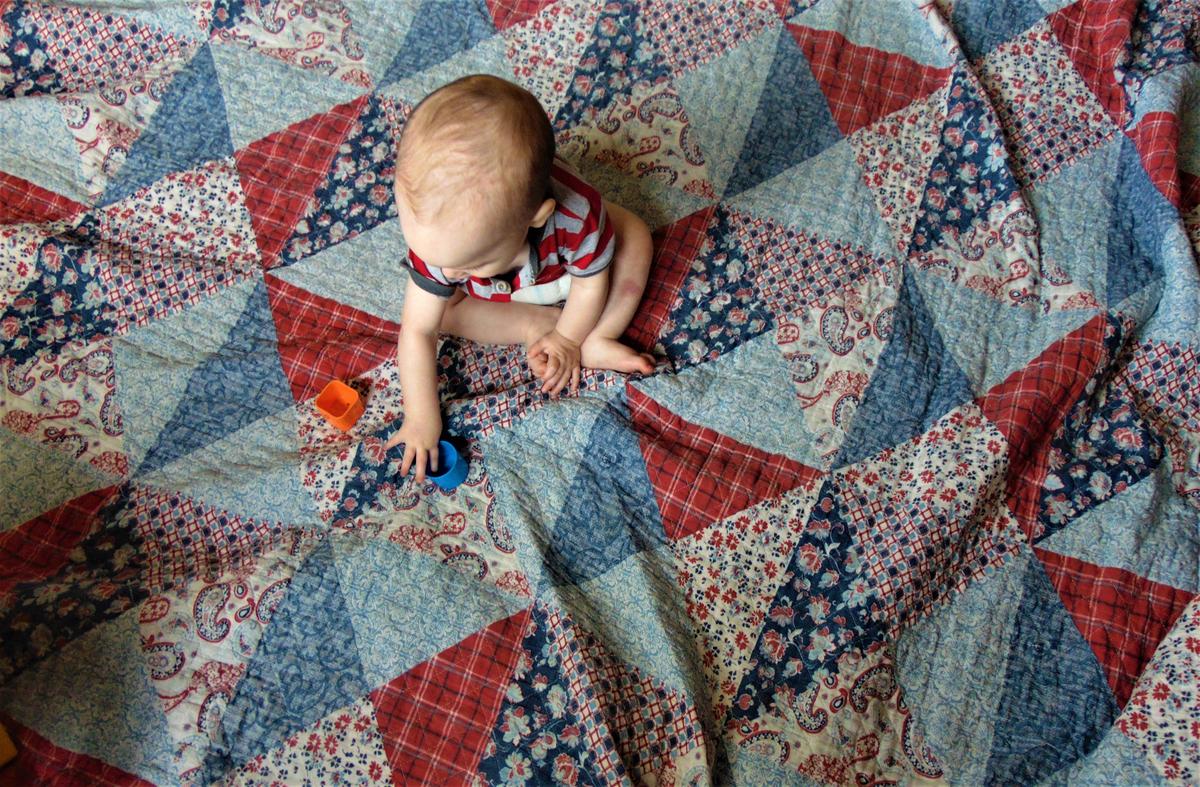 Due Date Is Looming for Grandmother’s Hand-Stitched Quilt for Her First Grandchild