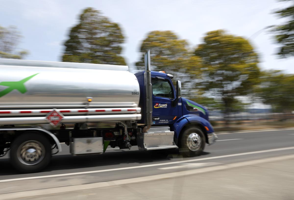 Gasoline Tanker Erupts in Flames After Hitting Power Lines in Texas