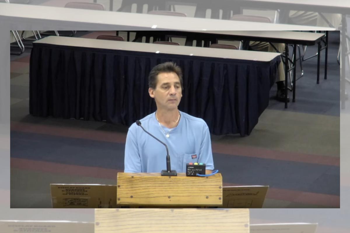 Florida School Board Cuts Off Man Reading ‘Pornography’ Book Available in School Libraries