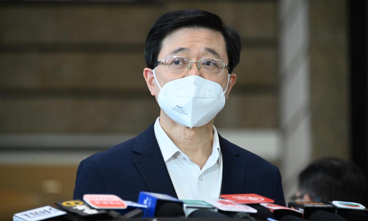 Hong Kong Chief Executive John Lee Limits Questions During 1st Q&A With LegCo
