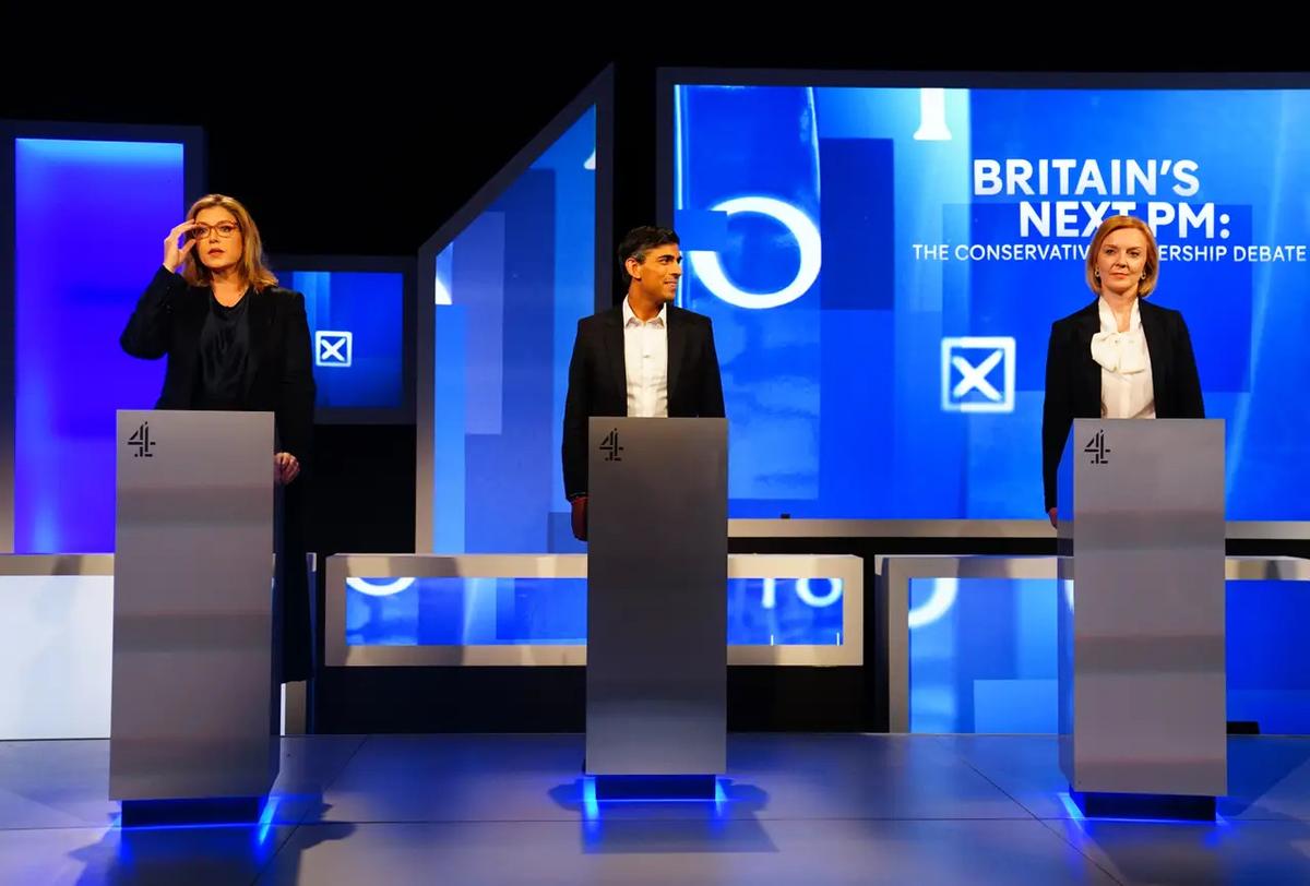 Sunak and Truss Clash Over Tax in UK Leadership Debate