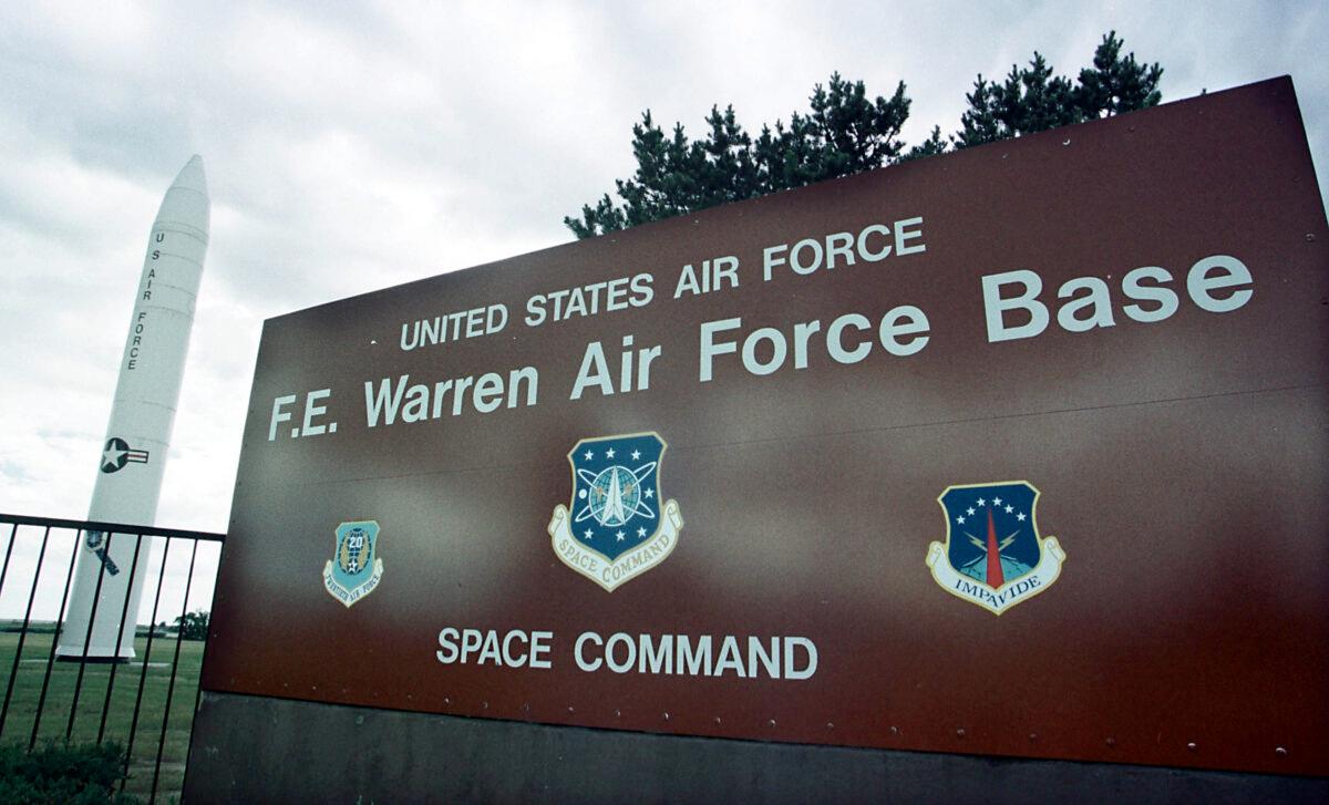F.E. Warren Air Force Base, a strategic missile base, in Cheyenne, Wyo., in a file photo. (Michael Smith/Getty Images)