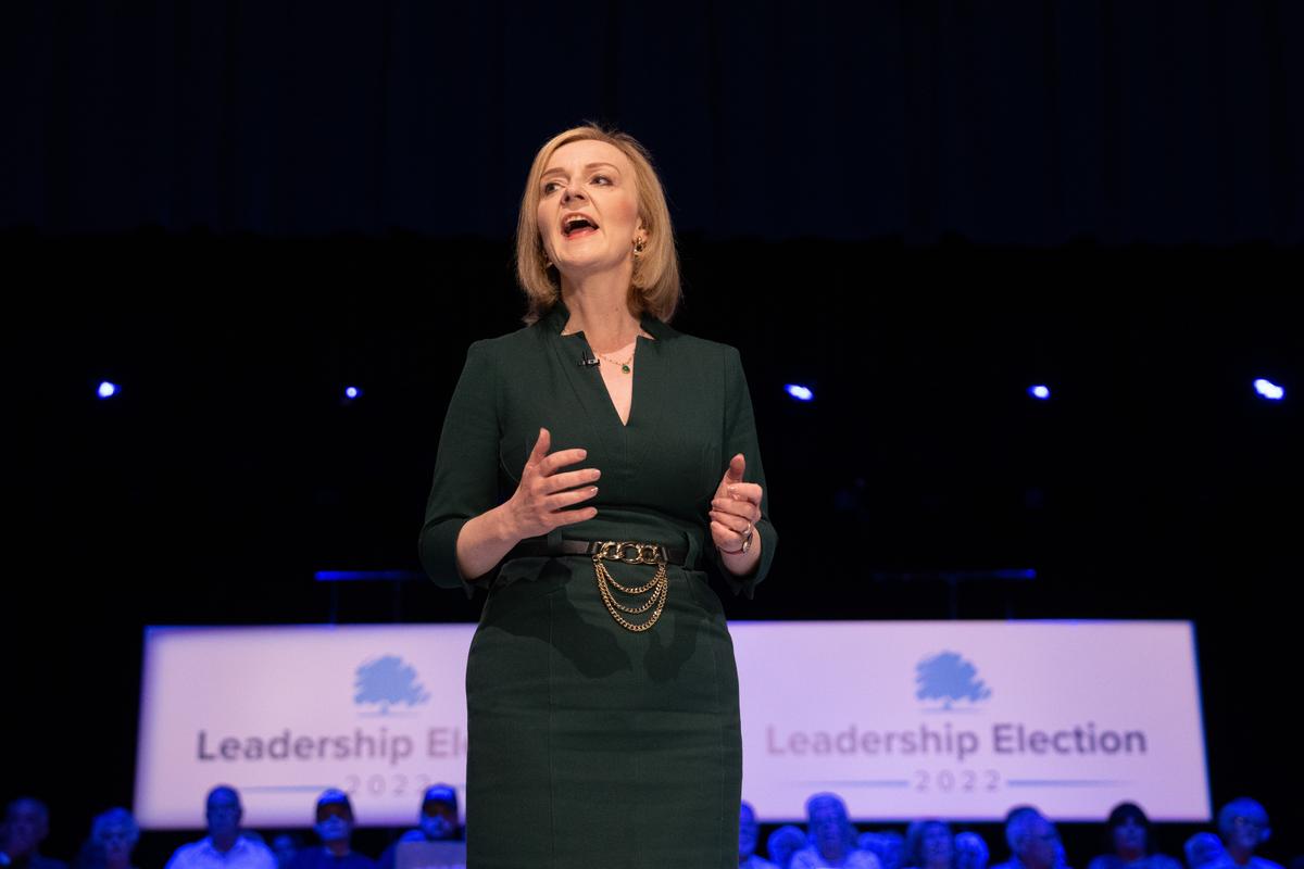 Liz Truss Vows to Crack Down on ‘Unfair Protests’ After Climate Activists Disrupt Hustings
