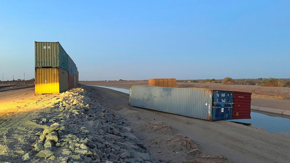 Foul Play Suspected After Makeshift Border Wall in Arizona Partly Toppled: Officials