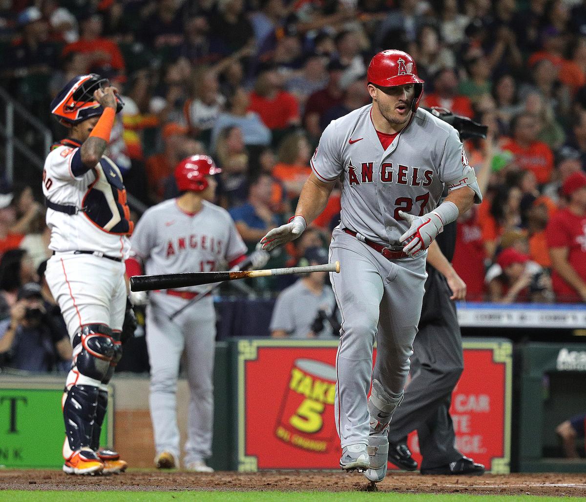 Trout HR 6th Game in Row; Ohtani Blister, Angels Top Astros