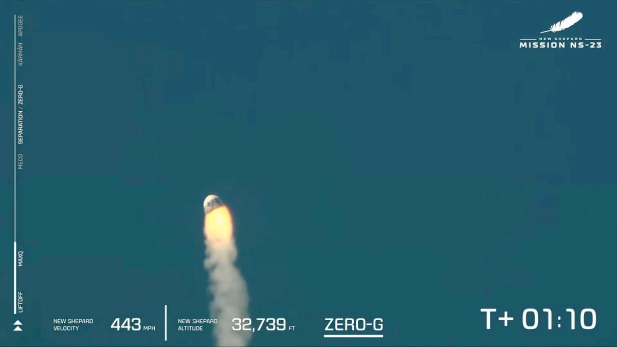 Bezos Rocket Crashes After Liftoff, Only Experiments Aboard