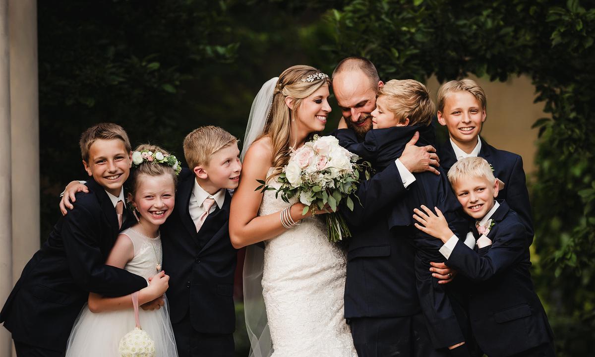 Widow and Widower Fall in Love After Tragic Loss of Their Spouses, Become Blended Family of 8