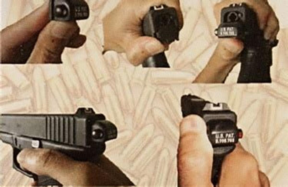 A combination of images showing a Glock switch. (ATF.gov)