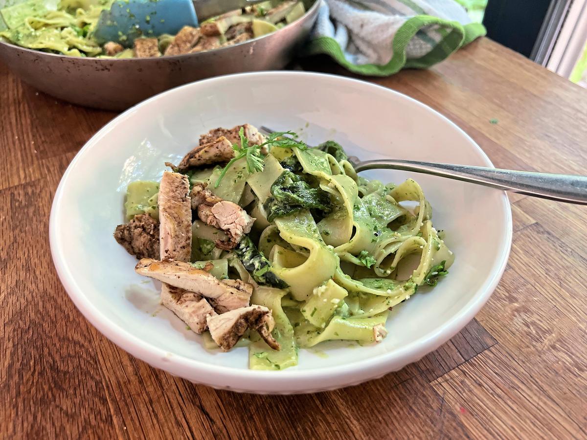 Creamy Poblano Pepper Pasta