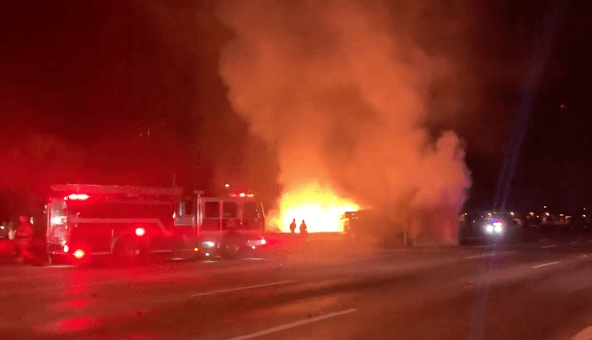 One Killed, 2 Injured in Fiery Multi-Vehicle Freeway Crash in Irvine