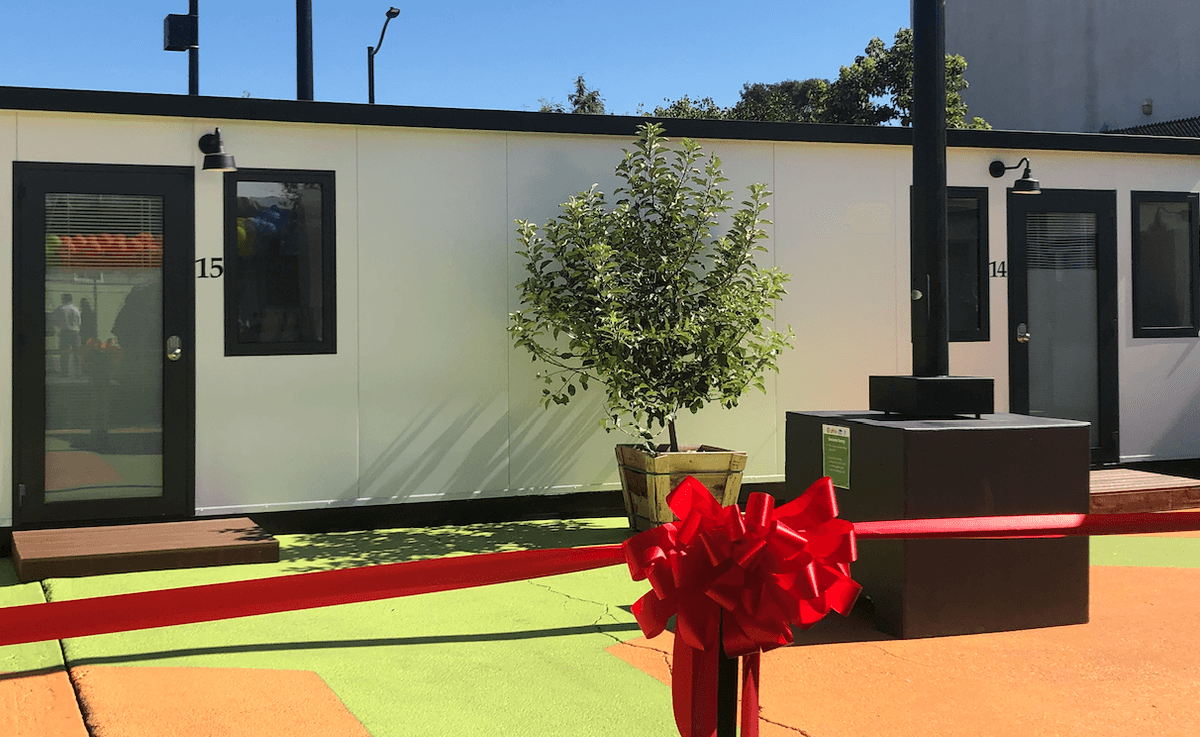 Tiny Home Village for Families Opens in Los Angeles County