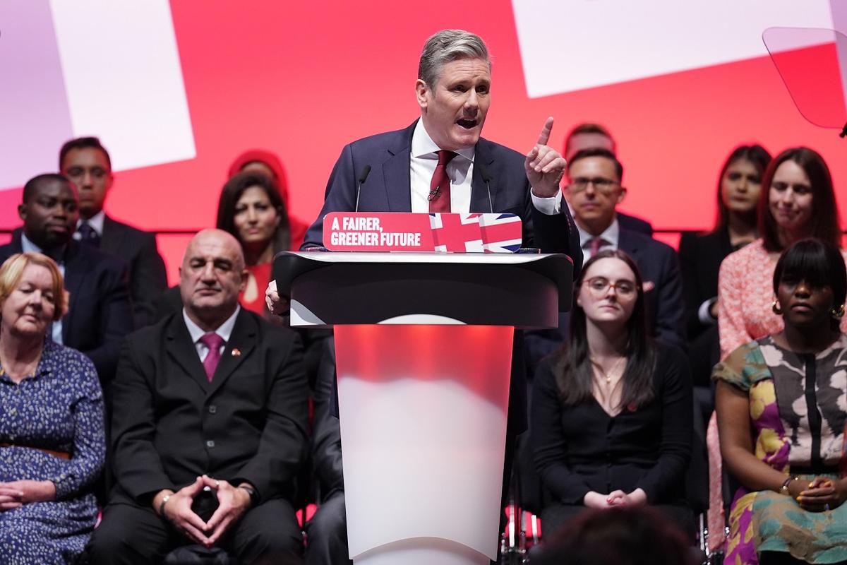 Labour Leader Keir Starmer Invokes Spirit of Tony Blair in Party Conference Speech