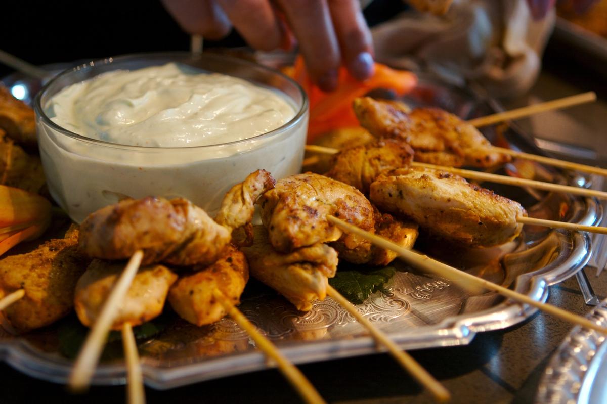Indian-Spiced Chicken Skewers Are Tasty Cocktail Fare