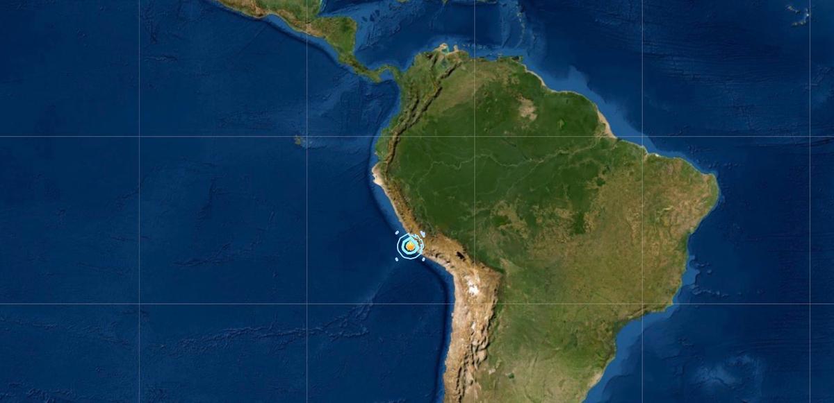 Magnitude 5.9 Earthquake Near Peru’s Central Coast, No Damage Reported