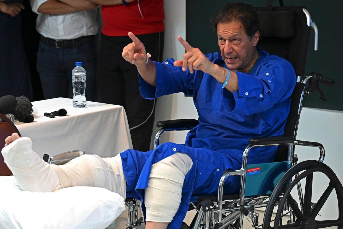Pakistan’s Ex-PM Imran Khan Urges on Protesters After Surviving Assassination Attempt