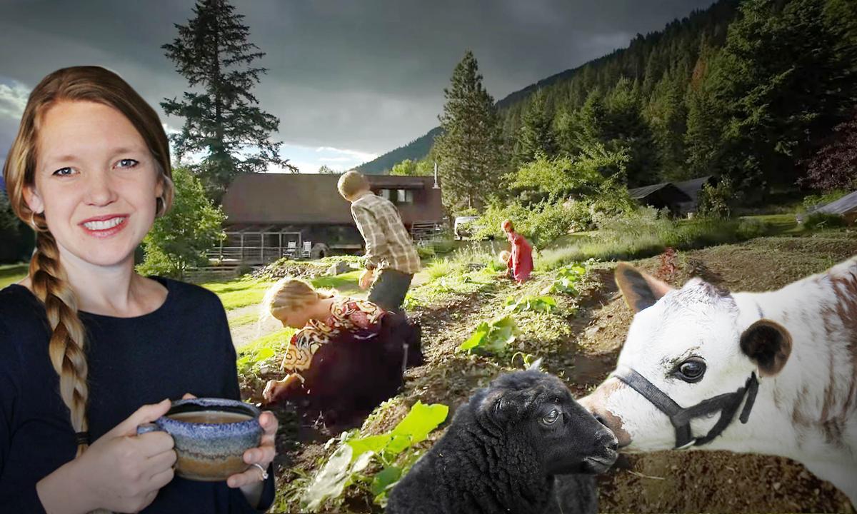 SoCal Couple Start Homestead in North Idaho to Grow Own Food, Raise 10 Kids in Traditional Lifestyle
