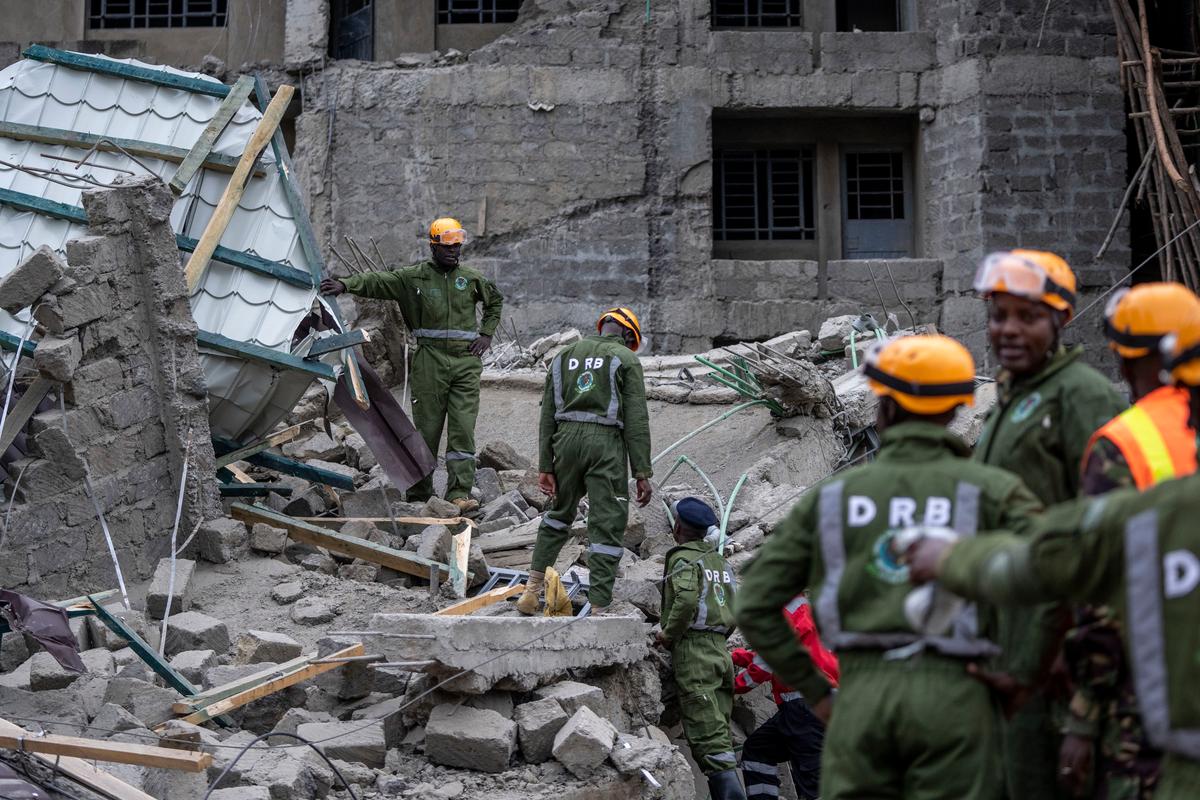 Building Under Construction Collapses in Kenya’s Capital