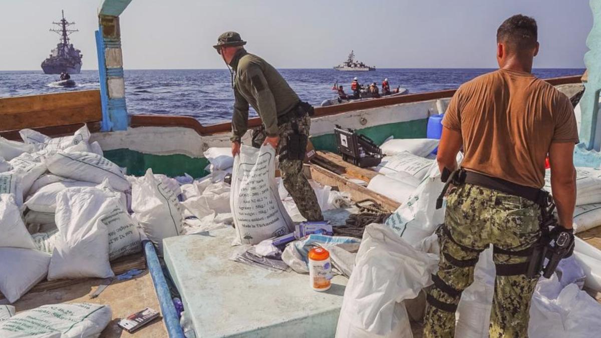 US Navy Seizes Over 170 Tons of Hazardous Materials Smuggled to Yemen
