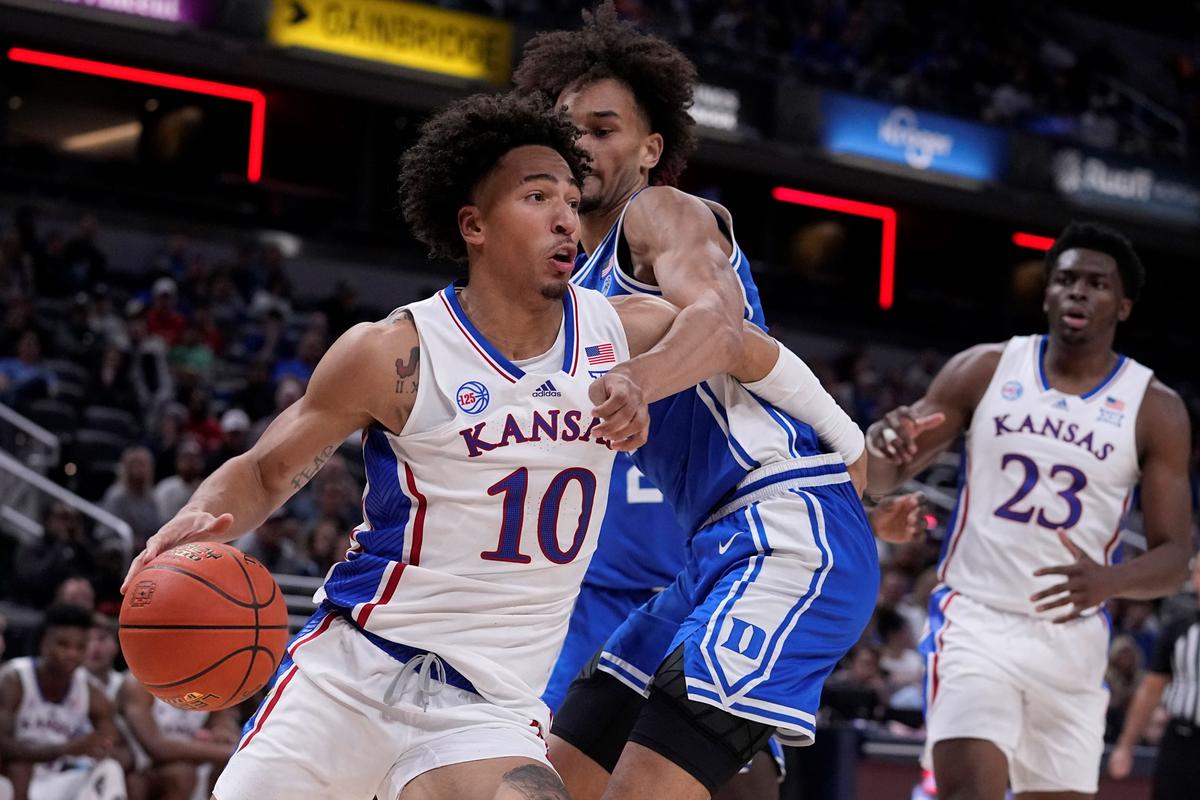 No. 6 Kansas Rallies Late to Beat No. 7 Duke 69–64