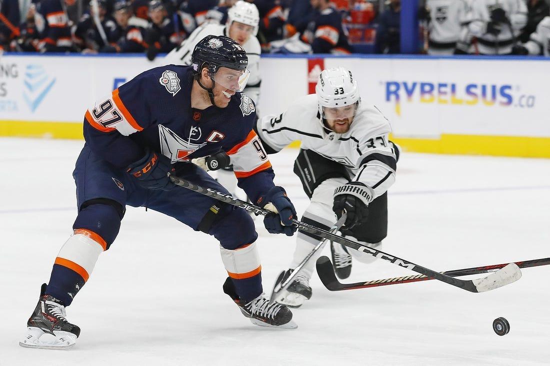 Trevor Moore’s First Hat Trick Carries Kings Past Oilers